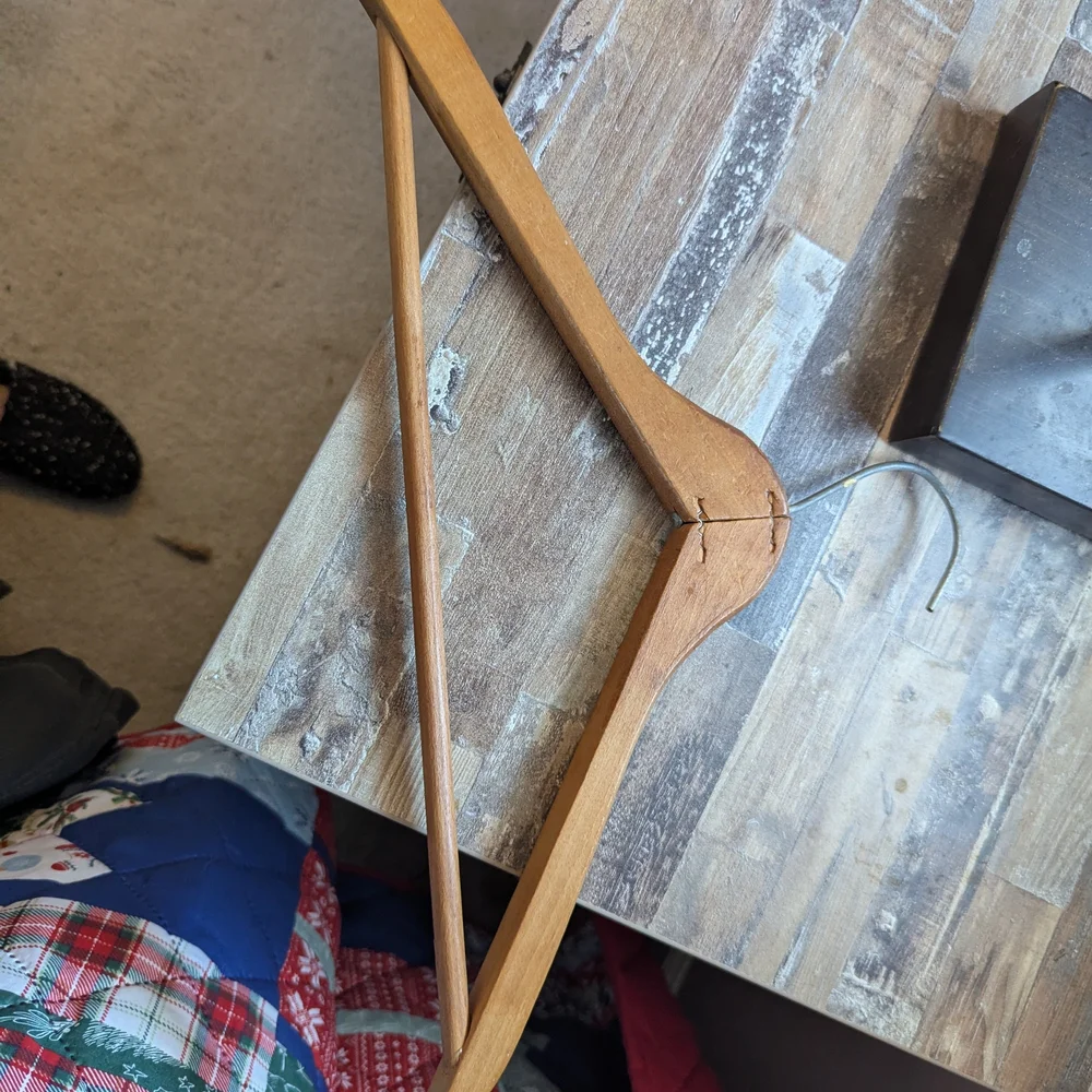 Wooden Hanger - Natural Brown